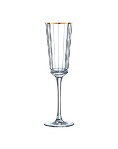 Бокалы для шампанского Cristal d Arques Macassar gold 170 мл х 6 шт Cristal d’arques