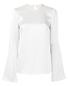Galvan атласная блузка с длинными рукавами 40 нейтральные цвета Galvan
