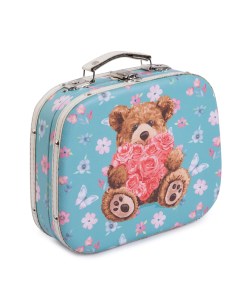 Шкатулка декоративная чемоданчик DBQ 02 015 Розовое сердце 25 х 21 х 7 5 см Gamma