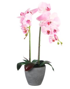 Искусственный цветок в горшке Light орхидея 62 см Fuzhou