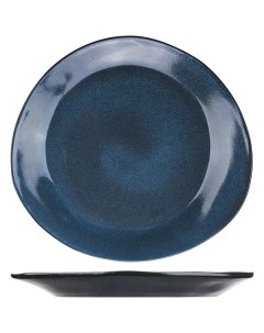 Тарелка Млечный путь голубой L 28 B 25 5 см 3013810 Борисовская керамика