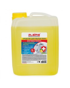 Средство для мытья полов Professional Антибактериальный эффект Лимон 5кг 4шт 607966 Лайма