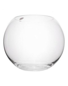 Ваза шар стеклянная для декора 23 см прозрачная Неман
