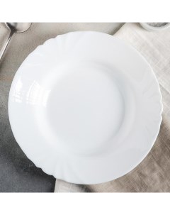 Тарелка глубокая Cadix 840 мл d 23 см цвет белый 6 шт Luminarc