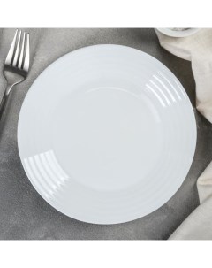 Тарелка десертная Harena Asean d 19 см стеклокерамика цвет белый 6 шт Luminarc