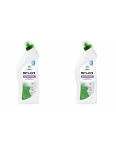 Средство чистящее для ванной комнаты Dos gel дезинфицирующий гель 750мл 2шт Grass