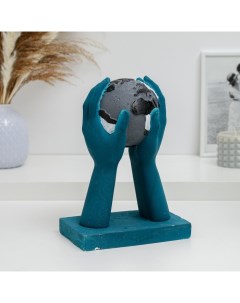 Фигура Миру мир синяя с серым 24 5см Хорошие сувениры