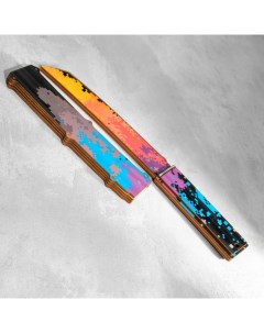 Сувенир деревянный Нож танто пиксель Дарим красиво