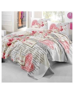 Комплект постельного белья SERENAY евро розовый Irina home