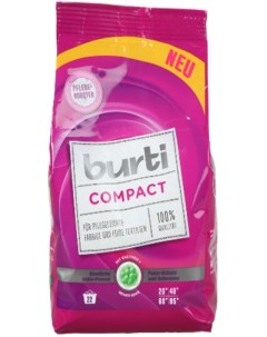 Порошок для стирки compact концентрированный для цветного и тонкого белья Burti