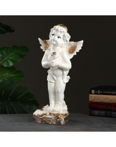 Фигура Ангел большой перламутр 44х20х15см Хорошие сувениры