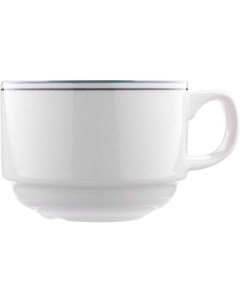 Чашка чайная Лагуна 0 2 л 8 2 см зеленый фарфор 13150217 Steelite