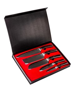 Набор кухонных ножей в подарочной упаковке STEEL 5 штук Ulmi