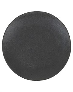 Тарелка акцентная Home Базальт 20 5 см черная Nouvelle