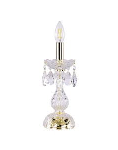Настольная лампа 105L 1 27 G хрустальная Bohemia ivele crystal