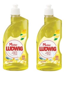 Средство для мытья посуды Mister Ludwig Лимон 500г 2шт Romax