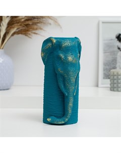 Фигура Слон Хатхи синяя 20см Хорошие сувениры