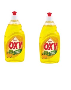 Средство для мытья посуды OXY Сочный лимон 450г 2шт Romax