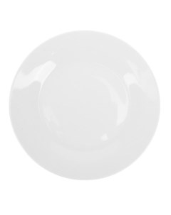 Тарелка Collage мелкая фарфоровая белая d 26 3cм фк380 Polaris