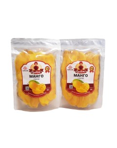 Набор из 2 пакетов 100 натурального манго QUEEN 2 пакета по 500 г King nafoods group