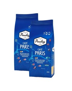 Кофе молотый Cafe Paris арабика робуста 2 упаковки по 200 гр Paulig