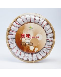 Китайский выдержанный чай Шу Пуэр Hongyuan 200 г 2020 г Юньнань Nobrand
