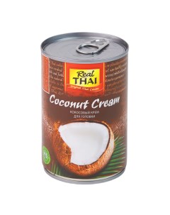 Кокосовые сливки 400 мл ж б Real thai