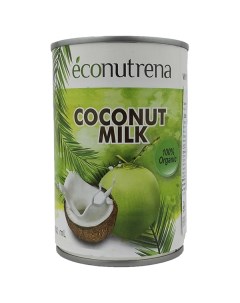 Кокосовое молоко жирность 17 400 мл Econutrena