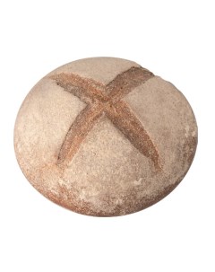 Хлеб круглый пшеничный бездрожжевой 300 г Мираторг