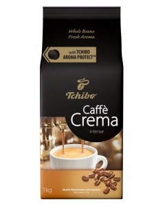 Кофе в зернах Caffe Crema Intense 1000 гр Tchibo
