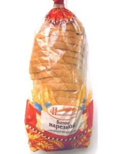 Батон Нарезной пшеничный в нарезке 400 г Нижегородский хлеб