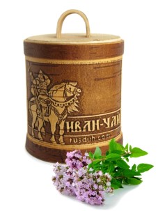 Иван чай с душицей гранулированный в туеске 150 г Русский дух