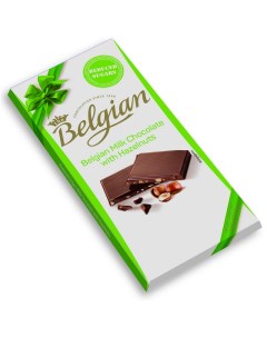 Шоколад Tradition молочный с фундуком 100 г Belgian