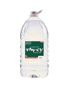Вода питьевая негазированная 2 шт x 5 л Тау-су
