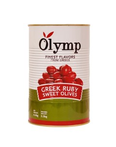 Оливки красные с косточкой в рассоле 2 5 кг Olymp