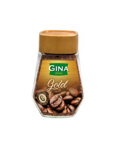 Кофе Gold растворимый сублимированный 100 г Gina