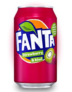 Напиток Strawberry Kiwi Упаковка 24 шт Fanta