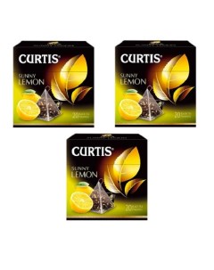 Чай Sunny Lemon 3 шт по 20 пакетиков Curtis