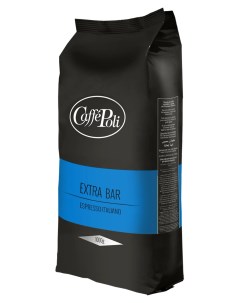 Кофе Extrabar в зернах 1 кг Caffe poli