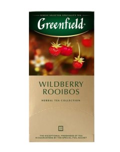 Чай Wildberry Rooibos трав 25пак 1390 10 2шт Greenfield