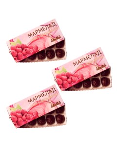 Мармелад Малина в горьком шоколаде 3 шт по 150 г Купеческая гильдия