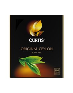 Чай черный original ceylon 100 пакетиков Curtis
