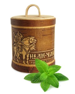 Иван чай с мятой листовой в туеске 90 г Русский дух