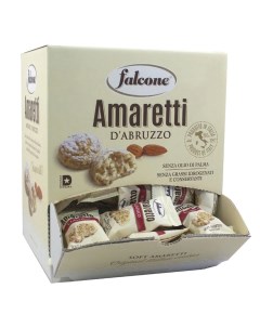 Печенье сдобное Amaretti мягкое classico 1 кг 100 шт по 10 г Falcone