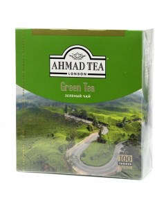 Чай AHMAD Ахмад Green Tea зеленый 100 пакетиков по 2 г 478i 08 Ahmad tea