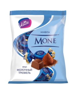 Конфеты шоколадные Моне со вкусом молочного трюфеля 200 г пакет 9663 Конти