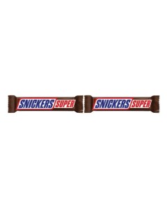 Шоколадный батончик Super 80г 2шт Snickers