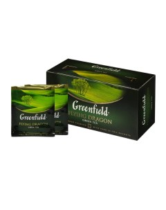 Чай Flying Dragon зеленый фольгир 25пак уп 0358 10 2шт Greenfield