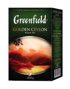Чай Гринфилд Golden Ceylon черный листовой 200 г Greenfield