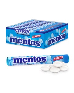 Жевательное драже Ментос Мята 37 г 3340 24шт Mentos